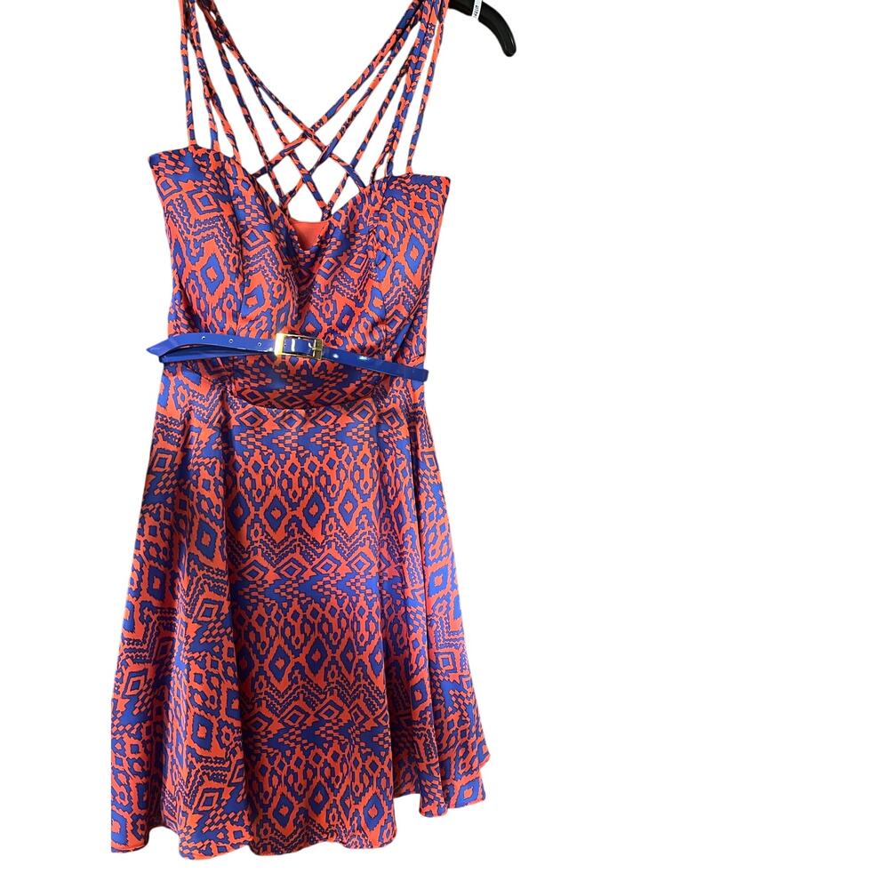 Blue Orange Skater Dress | College Game Day Dress | Homecoming Game Day Gear